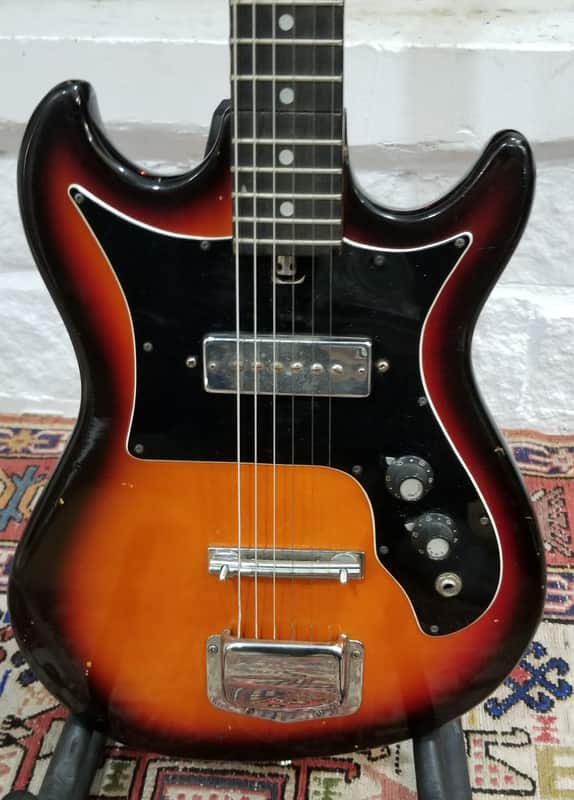 Harmony H801 Double Cutaway Solid Body Guitar 1960s USA image 1