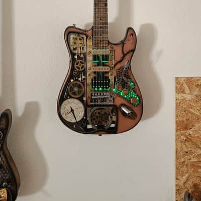 Martper Guitars Boutique Custom Shop Frankenstein SteampunkI II 2022 image 4
