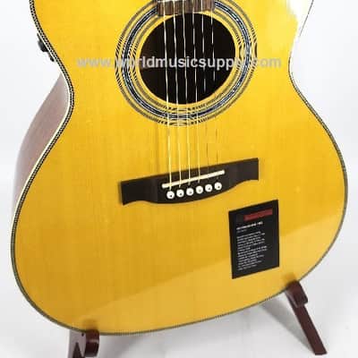 Willow Creek Willow Creek Herringbone Pro - Grand Auditorium solid Engleman spruce top image 2