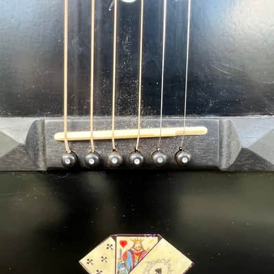 “Lil’ Gambler” Goodman handmade ladder braced Stella style Parlor guitar-Demo video added image 5