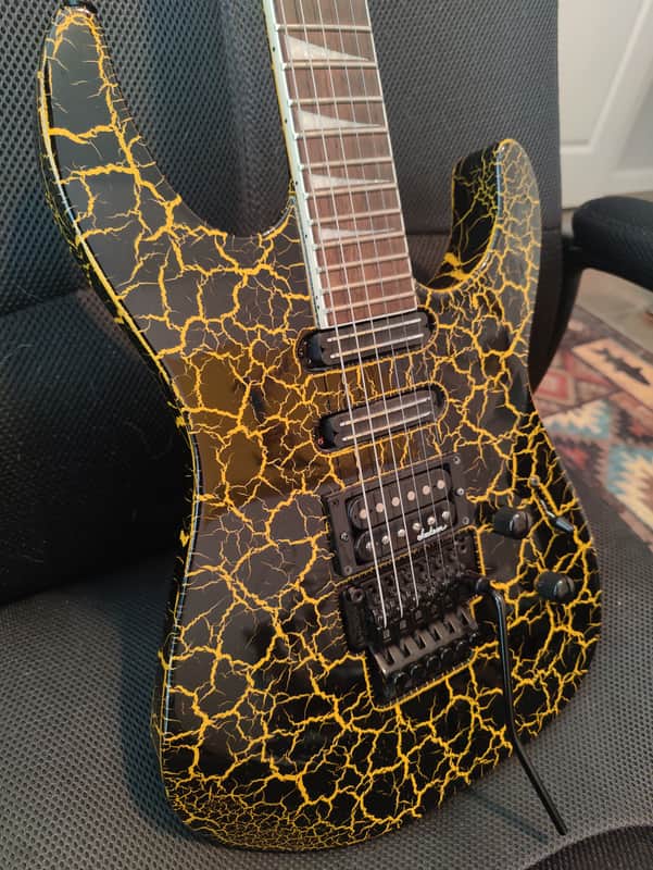 Jackson X Series SL3X DX Yellow 🟡 Crackle Soloist image 1