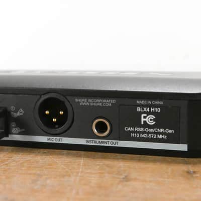 Shure BLX14 Wireless Bodypack System - H10 Band 542-572MHz (NO PSU) CG012N7 image 4