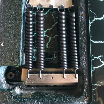Ormsby Metal V 7 2021 Azure Crackle w/ Upgraded Floyd Rose and Screws Orginal Owner and Hard Case Rare Limited Run image 9