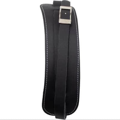Perri's Vintage Leather Guitar Strap Black 2.5 in. image 5