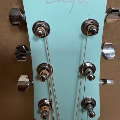 Enya Nova Go Carbon Fiber Acoustic Guitar w/ Gig Bag – Blue – Good Condition image 2