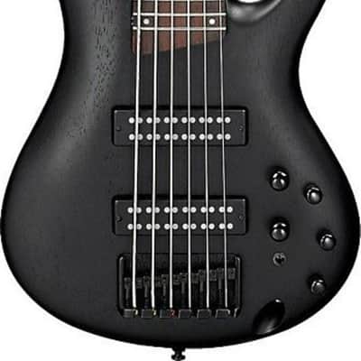 Ibanez SR306EB Standard 6-String Bass Guitar, Jatoba Fingerboard, Weathered Black image 3