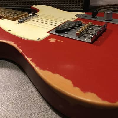 Relic Fender Telecaster (Partscaster) Electric Guitar Road Worn Red by Nate's Relic Guitars image 6