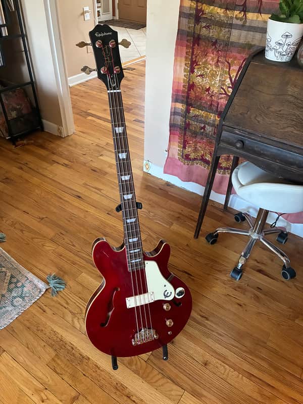Epiphone Jack Casady Bass 2017 - 2020 - Wine Red image 1