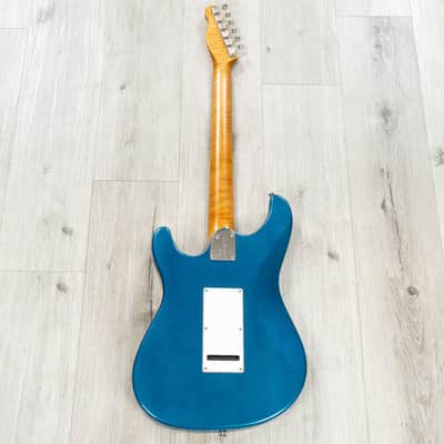 Fibenare Roadmaster FB Special Guitar, Bognar Electronics Pickup System, Vintage Lake Placid Blue image 6