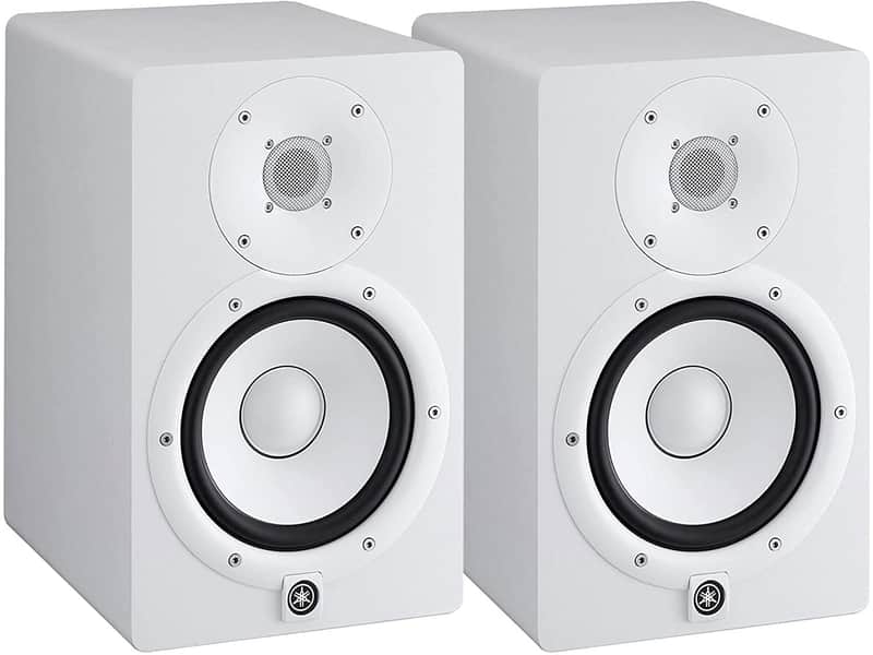 Yamaha HS7W Pair | White Powered Studio Monitor Set