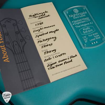 Kevin Ryan Mojave Series Nightingale Grand Soloist - Engelmann Spruce & Spalted Maple - NAMM 2026 #1281 image 19