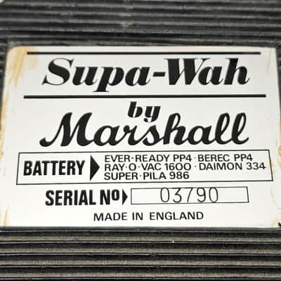 vintage Marshall Supa-Wah, VERY RARE! Very Good Condition image 5