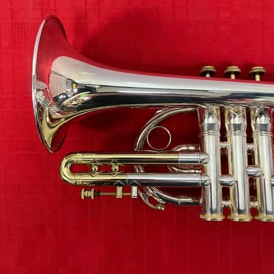 Used RS Berkeley Silver Bb Cornet with Original Case & Mouthpiece image 8