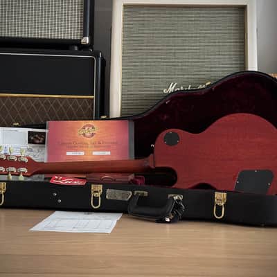 Gibson GOOD WOOD Custom Shop 1958 Les Paul Std. Reissue R8 1.Hd, Washed Cherry, Good Wood Era, S.Duncan Slash PU´s​​ 2005 - Washed Cherry Burst image 20