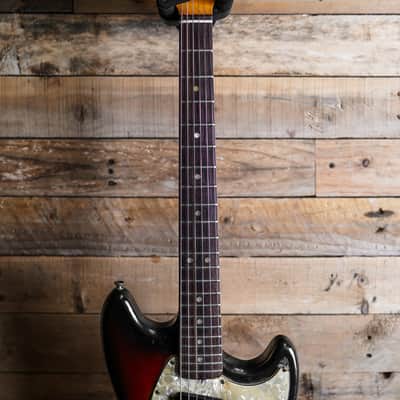 1973 Fender Mustang In 3 Tone Sunburst image 3