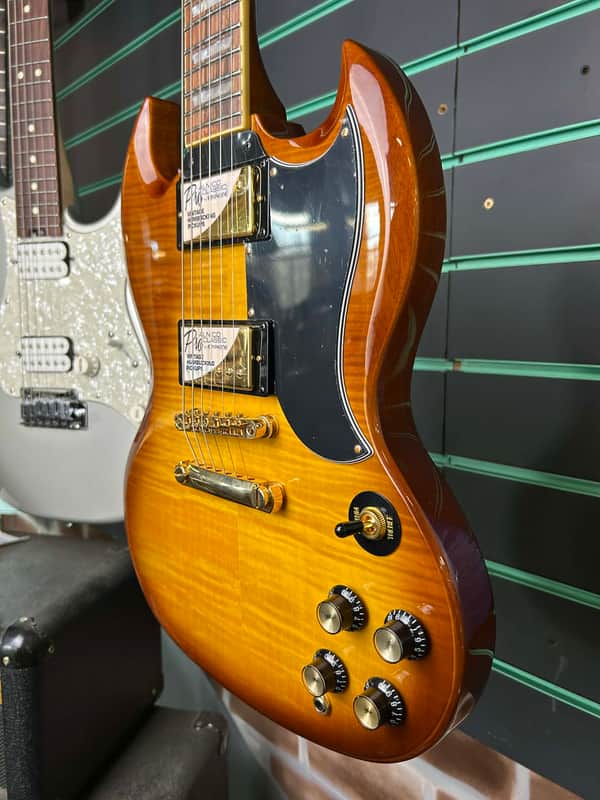 Epiphone G-400 Deluxe Pro SG Honeyburst 2019 Electric Guitar | Reverb