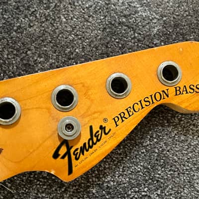 1974 1975 Fender Precision bass neck fretless image 2