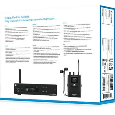 Sennheiser XSW IEM SET (A) Stereo In-Ear Wireless Monitoring System (A: 476 - 500 MHz) image 11