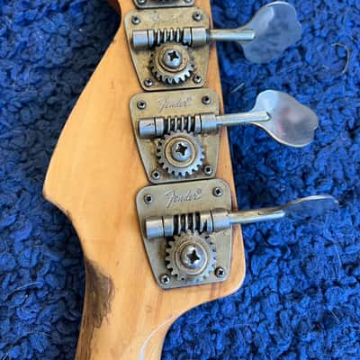 1974 Fender Precision Bass Sunburst Rosewood Board image 11