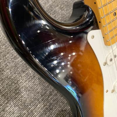 Fender American Original '50s Stratocaster Electric Guitar, Maple Fingerboard, Two Color Sunburst image 5