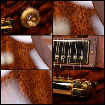 ESP Exhibition Limited Series EX16-26 Eclipse CTM Quilt Maple Top Tiger Eye Burst 2016 w/OHSC image 12