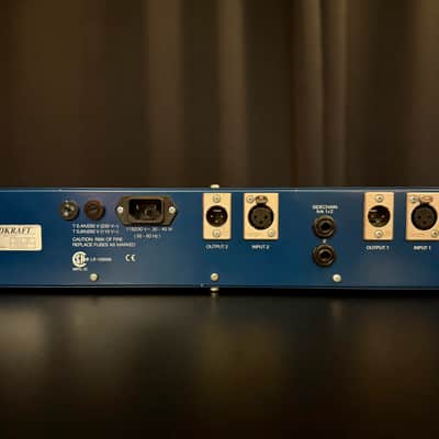 Tube-Tech LCA 2B Dual Channel Tube VCA Compressor / Limiter 2010s - Blue image 4
