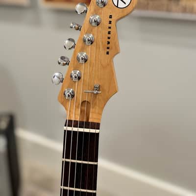 Reverend Double Agent OG 2020 - 2024 - Metallic Silver Freeze with White Pickguard image 5