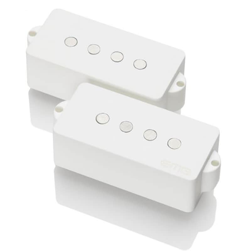 Mint EMG GZR-P HZ Geezer Butler Signature Passive P-Bass Pickup Set, White image 1
