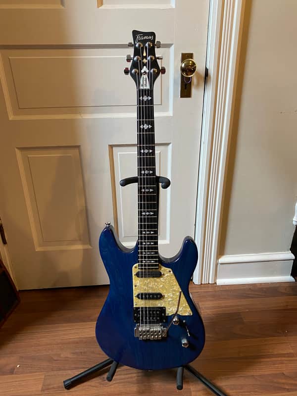 Framus Diablo 2006 - Blue/oil finish image 1