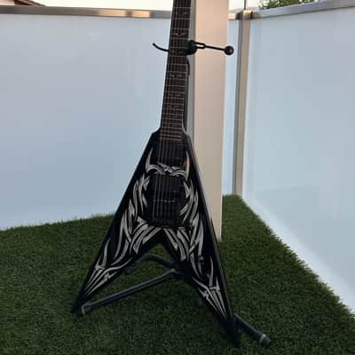 B.C. Rich Kerry King Signature KKV Tribal Flying V 2000er - Black image 6