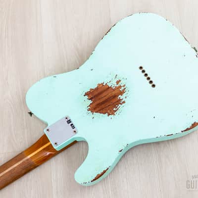 2023 Fender Custom Shop ‘52 Telecaster Roasted Heavy Relic Surf Green w/ Streamlined U Neck image 15