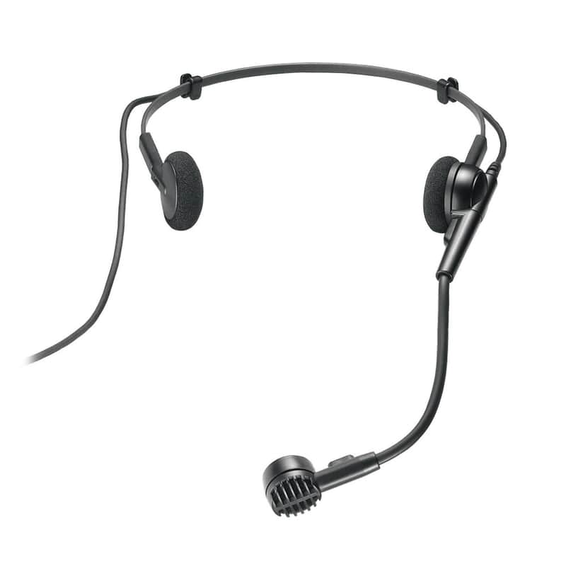 Audio Technica - ATM75-SP-NP - Headworn Cardioid Condenser Microphone terminated with 3.5mm (1/8") miniplug for use with microphone inputs that supply plug in power image 1