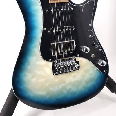 Ibanez Premium AZ24P1QM Electric Guitar - Deep Ocean Blonde-6251 image 2