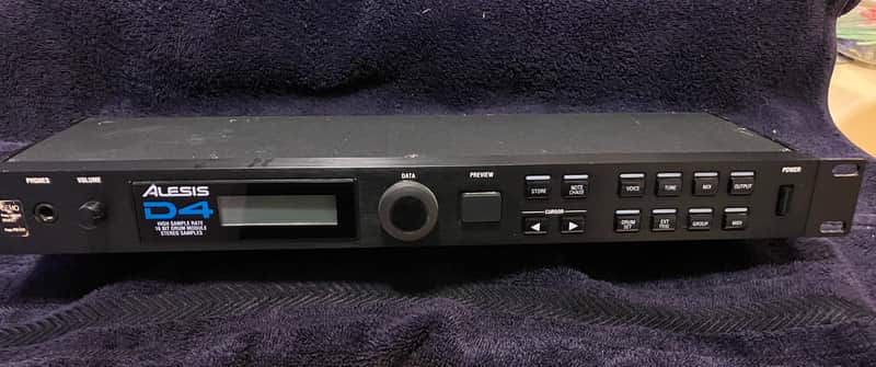 Alesis D4 Drum Module 1990s - Black image 1