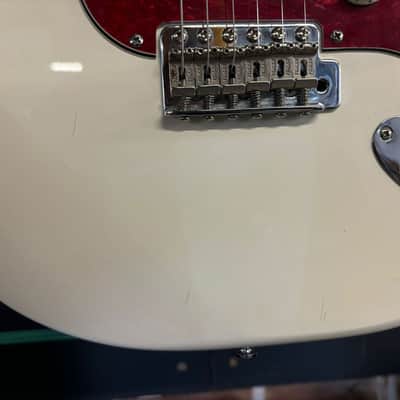 Squier Pro-Tone Stratocaster Olympic White 1997 Electric Guitar image 5