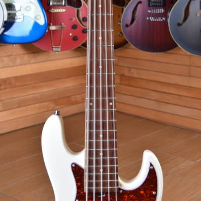 Sadowsky MetroExpress 21 Fret Vintage 5 Jazz Bass Solid Olympic White image 8