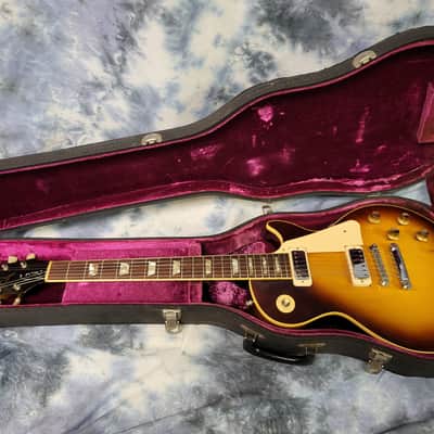 Video Demo Vintage 1973 Gibson Les Paul Deluxe Sunburst Mini Humbuckers Pro Setup New Strings Original Hardshell Case image 17