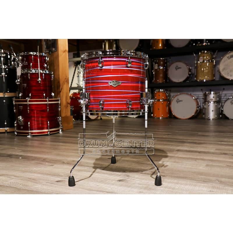 Tama Starclassic Walnut/Birch Floor Tom 14x14 Lacquer Phantasm Oyster image 1