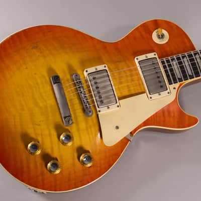 Gibson 1960 Les Paul Standard Reissue 2024 - Murphy Lab Heavy Aged Tangerine Burst image 5