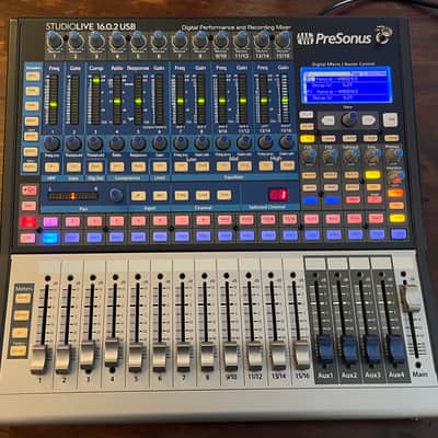 PreSonus StudioLive 16.0.2 USB 16-Channel Digital Mixer 2017 - Present - Blue/Silver image 1