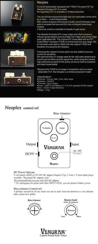 Vemuram - Neoplex | Reverb