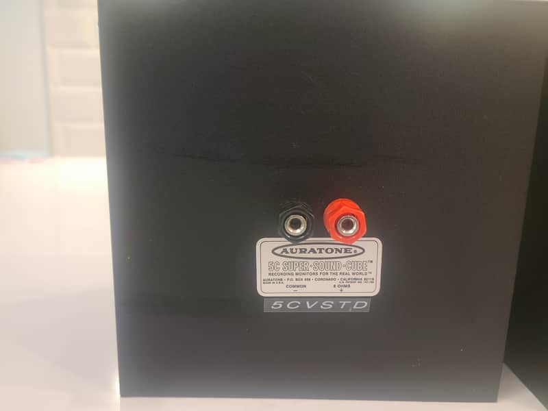 Pair of Auratone Super sound cube 5C 2010s - Black image 1