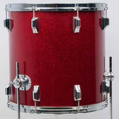 Rogers 22/13/16/5x14" VIDEO 60's Dayton-Era Holiday "Cozy Cole" Drum Set - Red Sparkle imagen 19