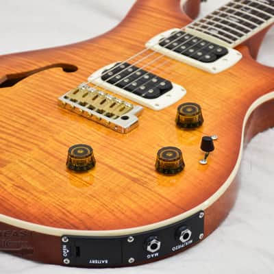 PRS SE Custom 24 Semi-Hollow Piezo Vintage Sunburst (s/n: 1454) image 8