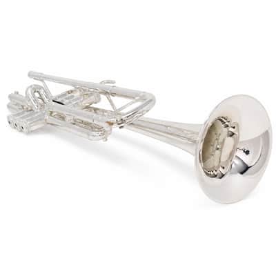 S.E. Shires Q10RS Q-Series Professional Bb Trumpet in Silver Plate SN Q7203 image 8