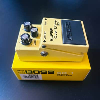 BOSS SD-1 Super OverDrive 1994 Black Label with Box - Vintage Taiwan image 7