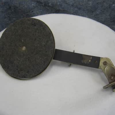 Leedy Bass Drum Hoop mounted Paddle Muffler (Lot4143U-5143) 40's/50's - Nickel Plated image 20