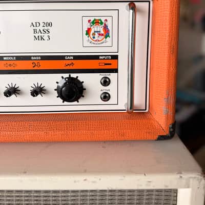 Complete bass rig: Orange AD200 Bass MK3 (all-valve) + custom 4×10 / 1×15 cabinet image 3
