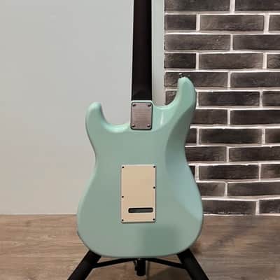 2019 Schecter USA Custom Shop Nick Johnston Trad-USA “Wembley” Atomic Frost image 9