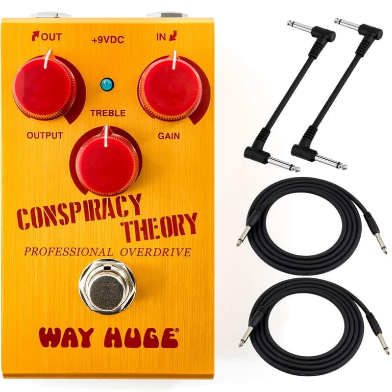 Way Huge Smalls WM20 Conspiracy Theory Professional Overdrive Effects Pedal with Cables image 1